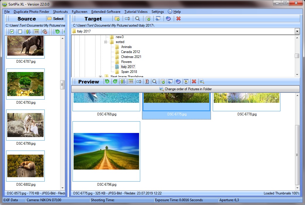 foto organisering software