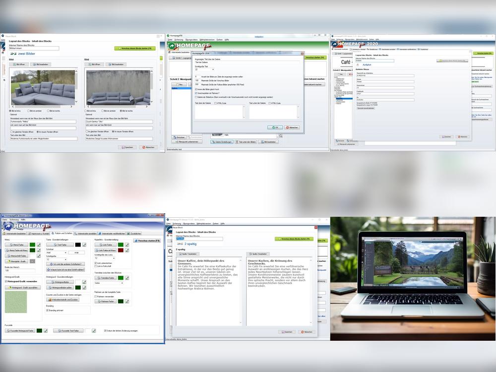 Website erstellen Programm
