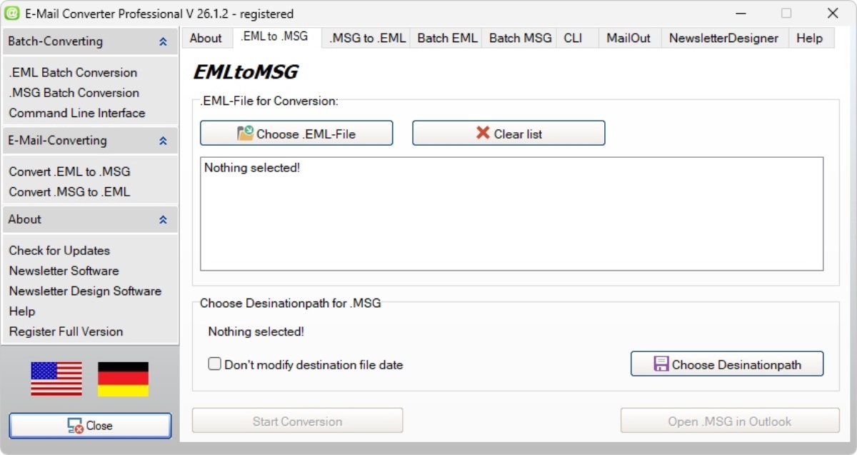 MSGtoEML Conversion